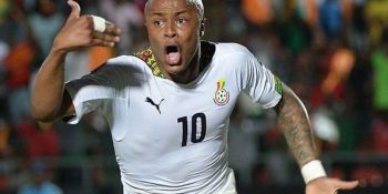 andre ayew of Ghana national football team