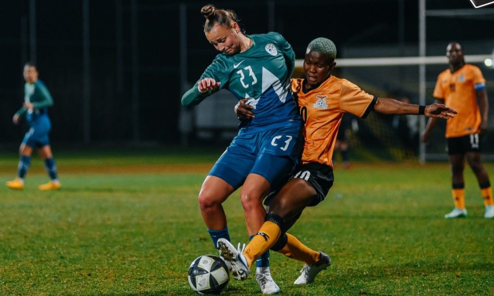 Copper Queens fell to Slovenia at Zver Mateja's hand 1 Grace Chanda takes care of both Zajmi Luana and the ball